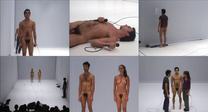 naked guys in theatre performance